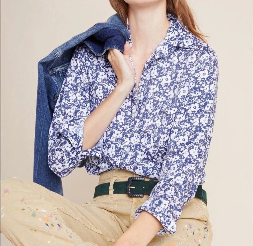 Grayson Frank & Eileen The Hero Floral Button Down Long Sleeve Button-Up Shirt 2